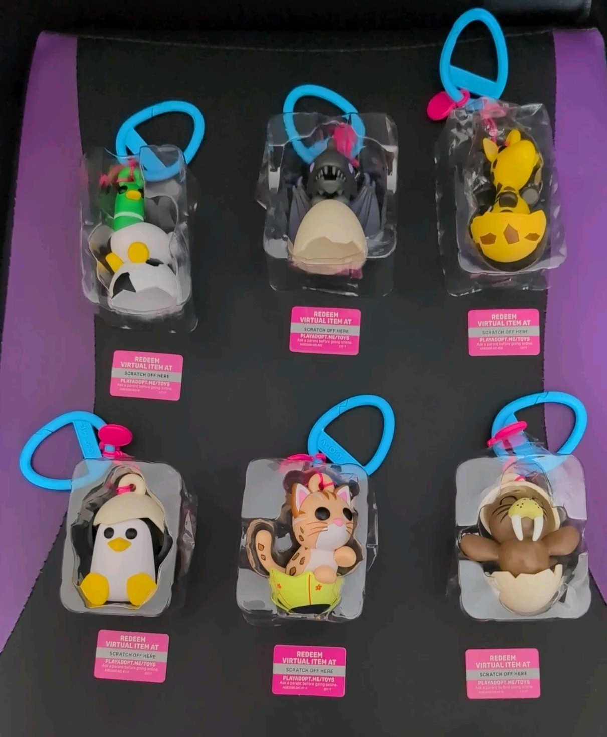 Adopt Me! Mystery Pets Figure Clips Blind Bag series 1 – FULL SET OF 6