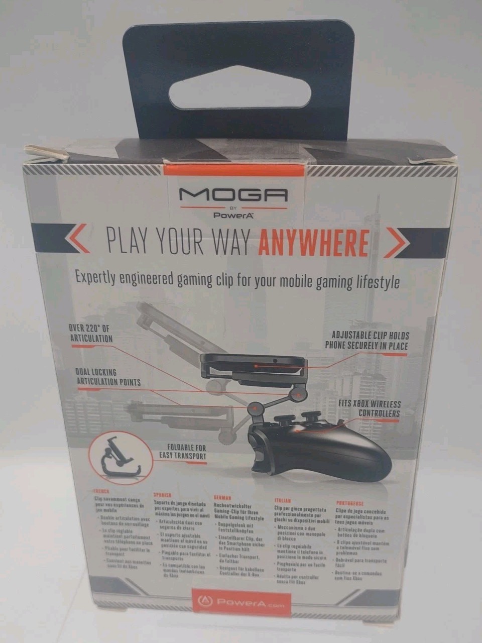 MOGA Mobile Gaming Clip for Xbox Wireless Controllers New NIB
