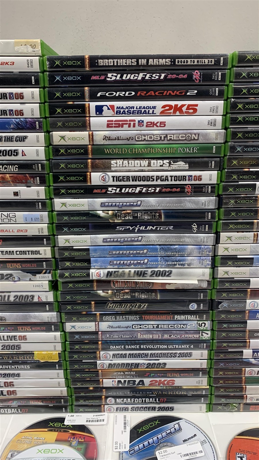 Lot of 182 Original Xbox Games Mixed Titles Bulk Wholesale Tested Working