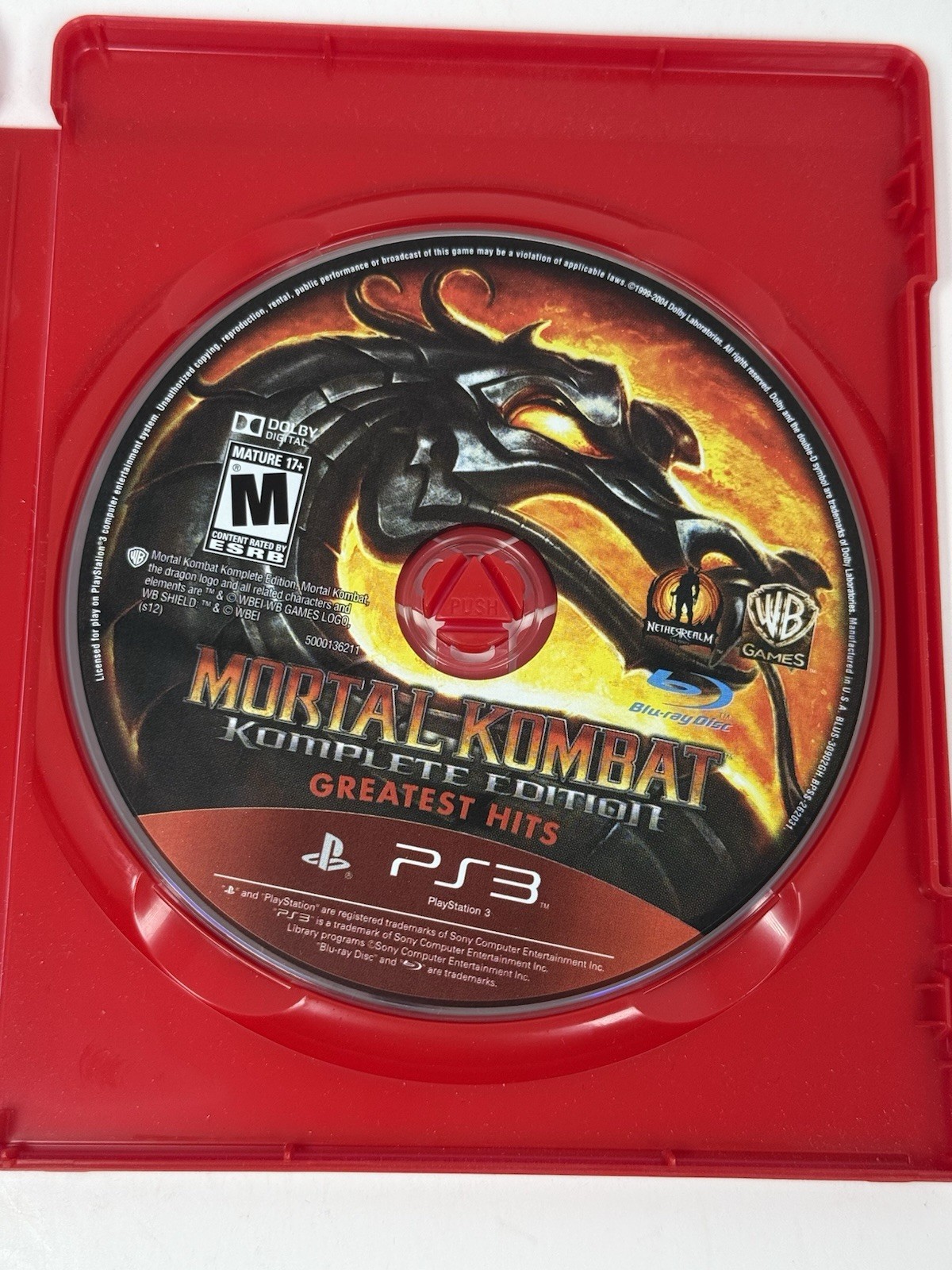 PS3 Mortal Kombat Komplete Edition PS3 PlayStation 3 Great Condition.
