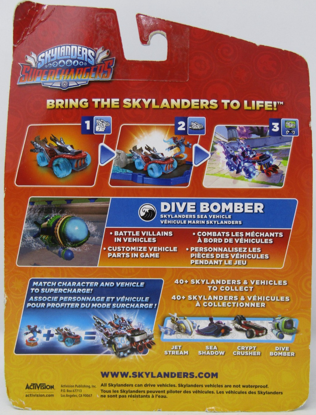 Skylanders Superchargers Dive Bomber Vehicle Figure