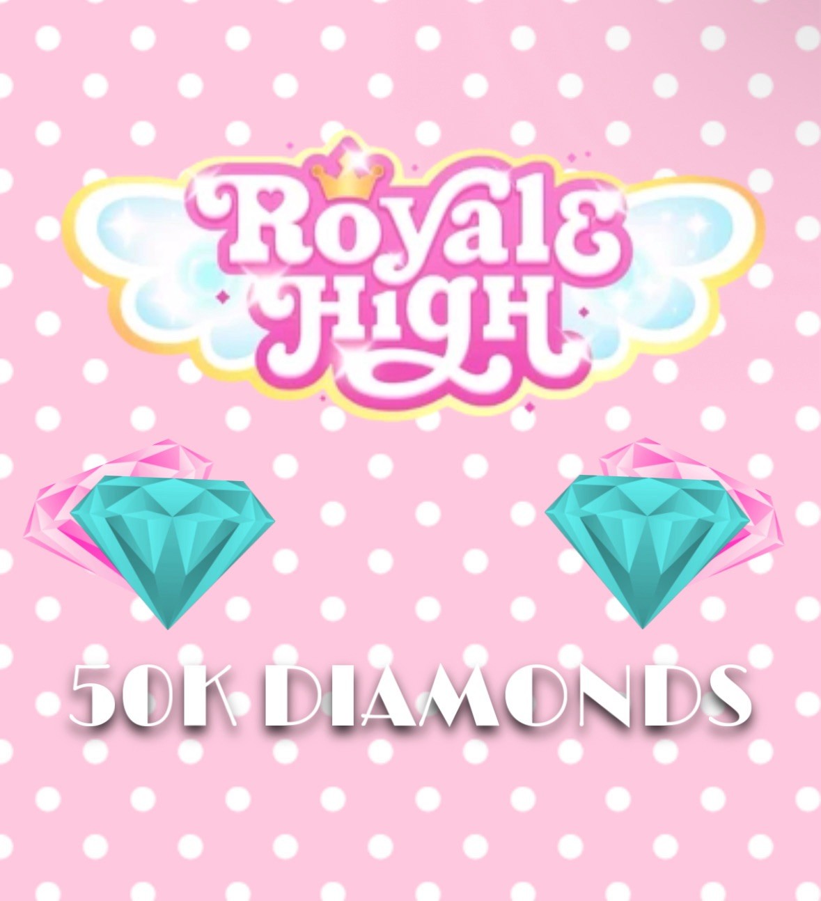 50K ROYALE HIGH DIAMONDS | CHEAP ✅READ DESCRIPTION✅