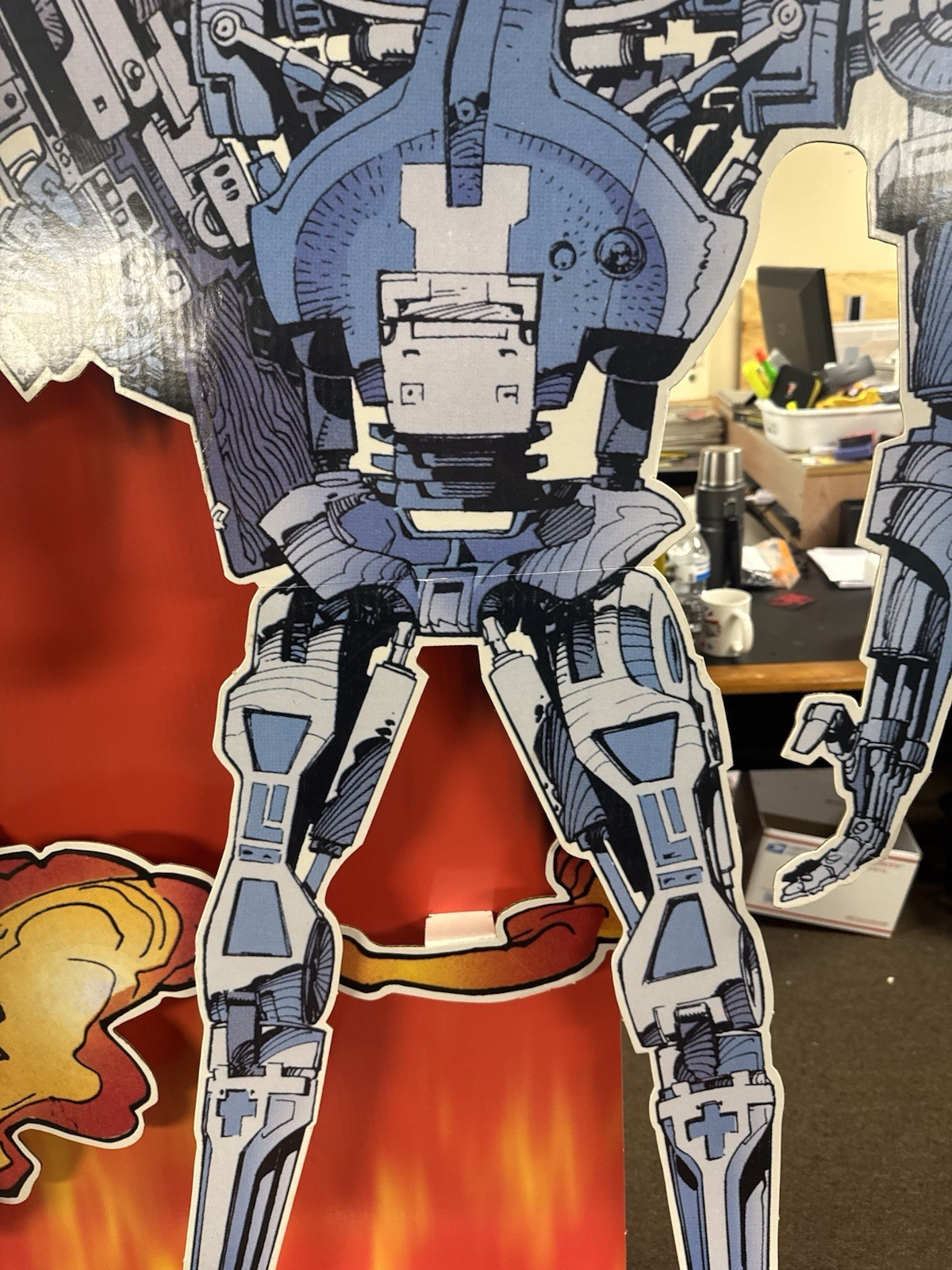 SNES Robocop vs Terminator RARE 7ft STORE DISPLAY STANDEE NINTENDO