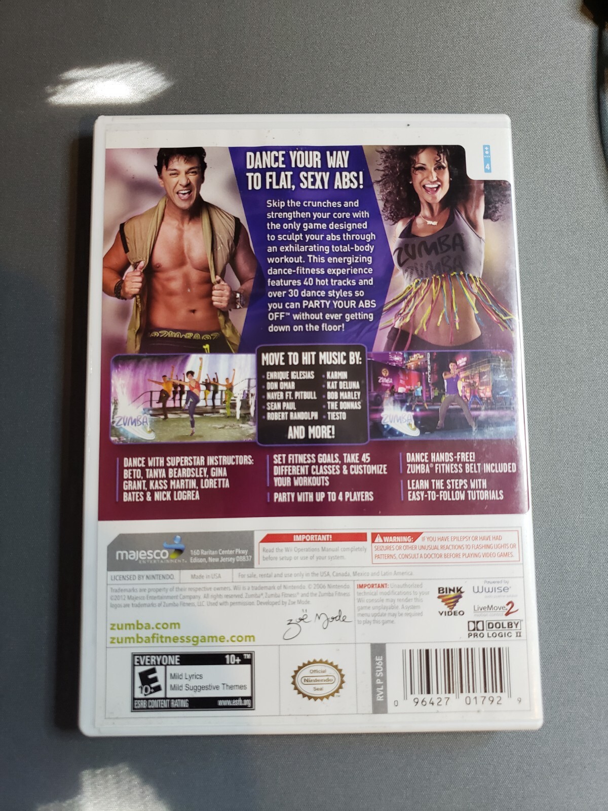 Zumba Fitness Core (Nintendo Wii, 2012)