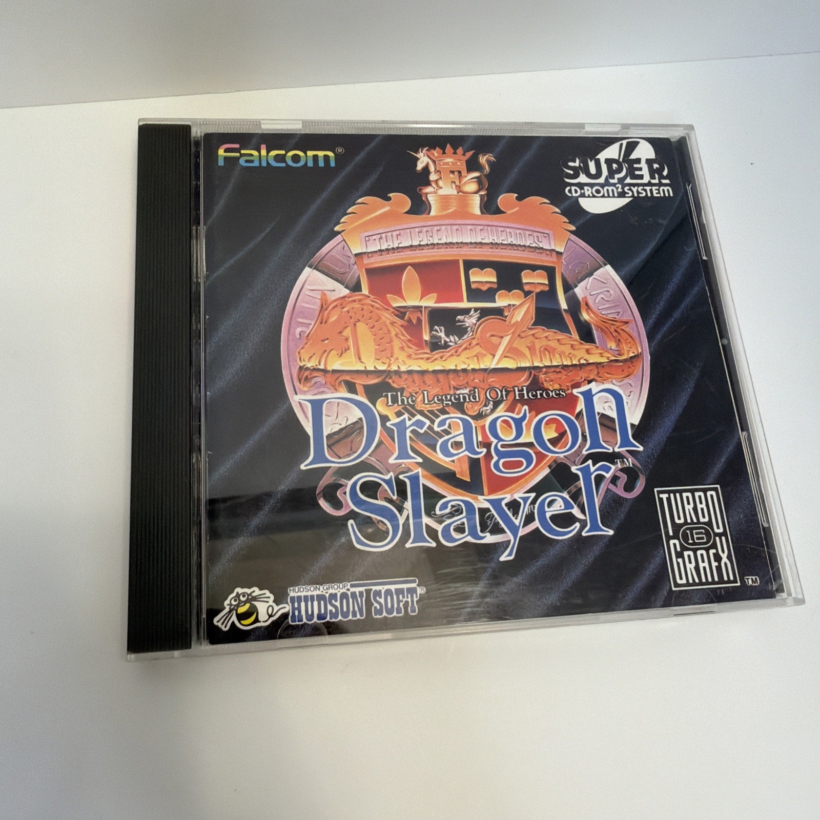 Dragon Slayer: The Legend of Heroes TurboGrafx Super CD Turbo Duo CIB W/ Map!