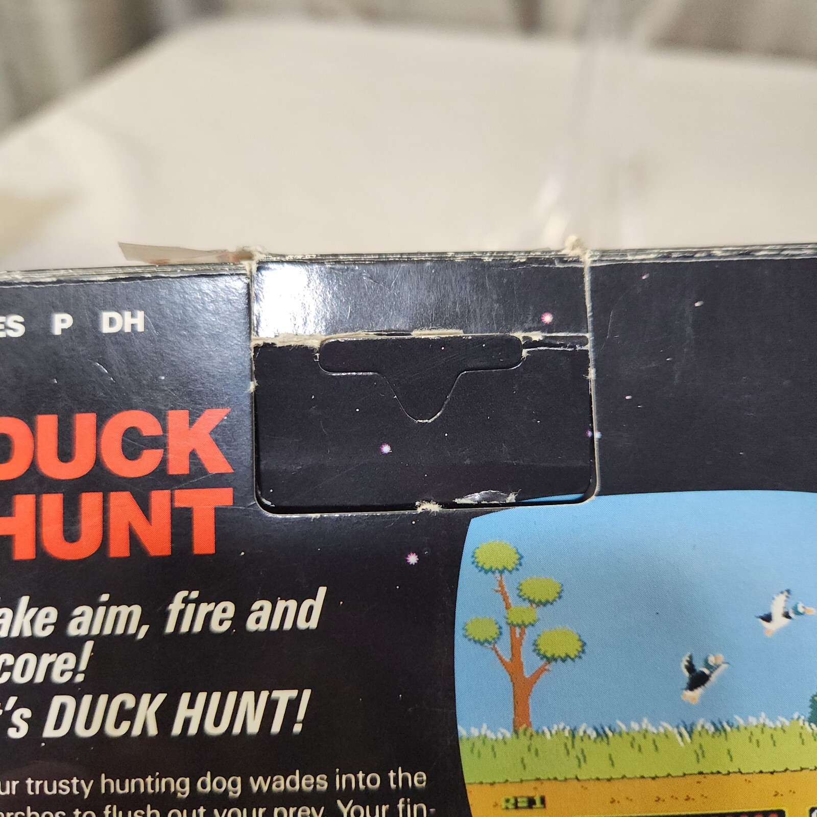 DUCK HUNT – NES – CIB – Circle Seal – Complete! Hang Tab Black Box 5 screw