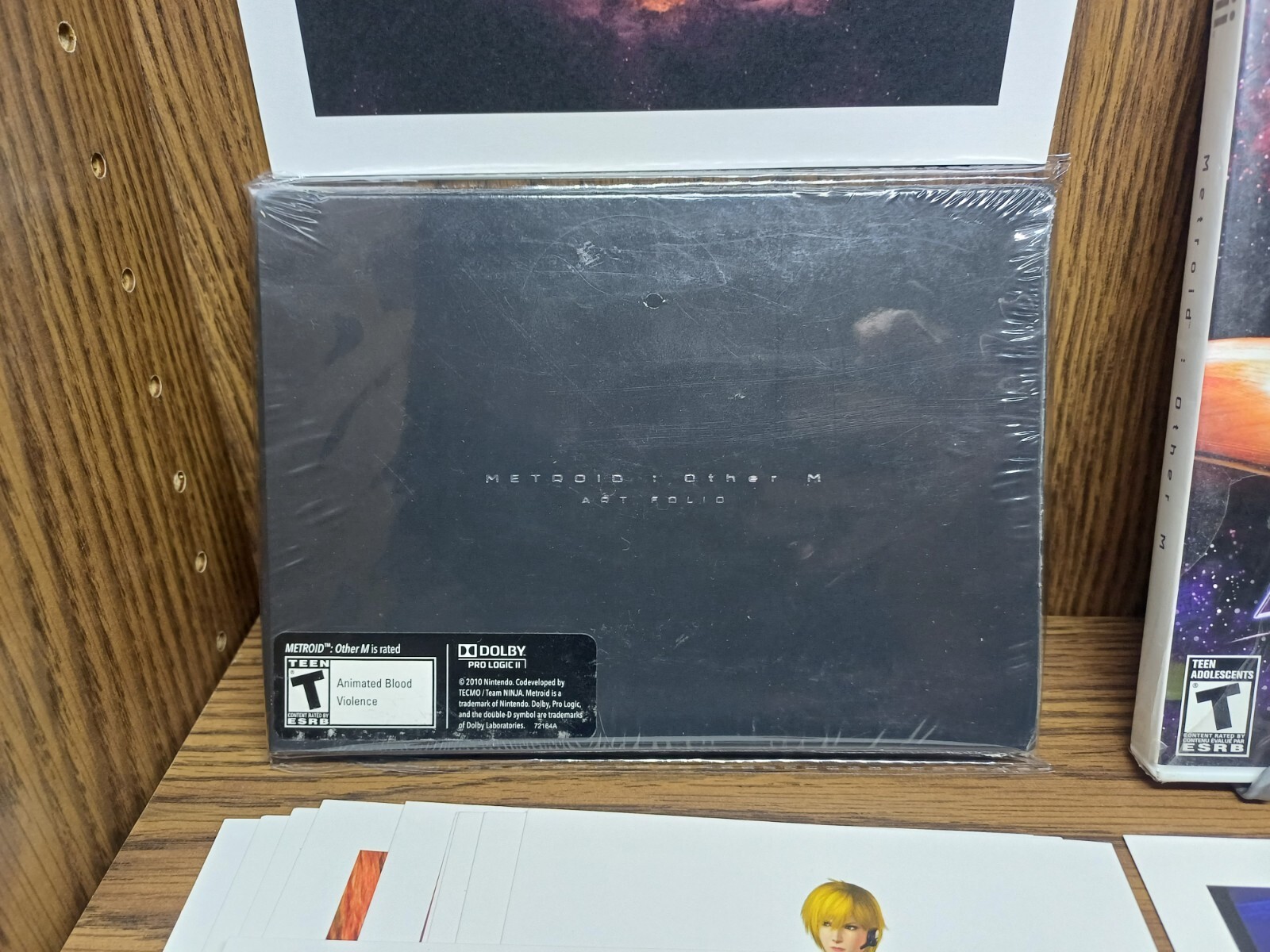 Metroid: Other M (Nintendo Wii, 2010) Bundle Set Guide, 2x Art Folio Brand New
