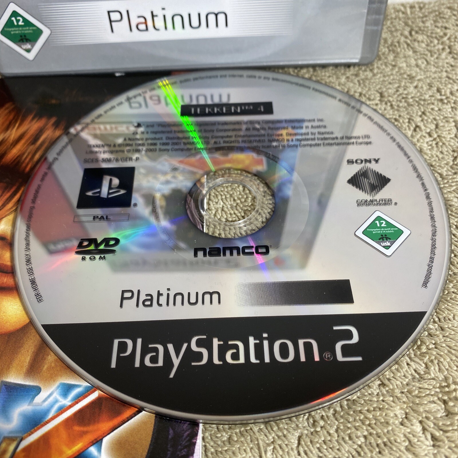 Tekken 4 PlayStation 2 PS2 PAL Austria Import Tested Region Locked Retro Flame
