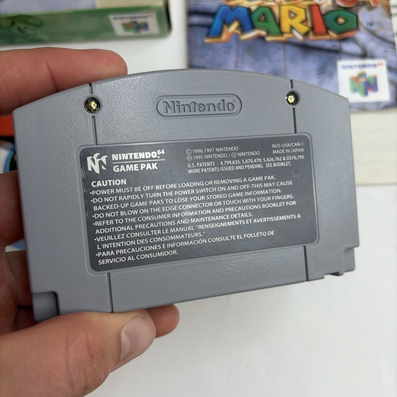 Nice! Super Mario 64 Nintendo 64 N64 CIB Complete W/ Manual & Inserts Authentic