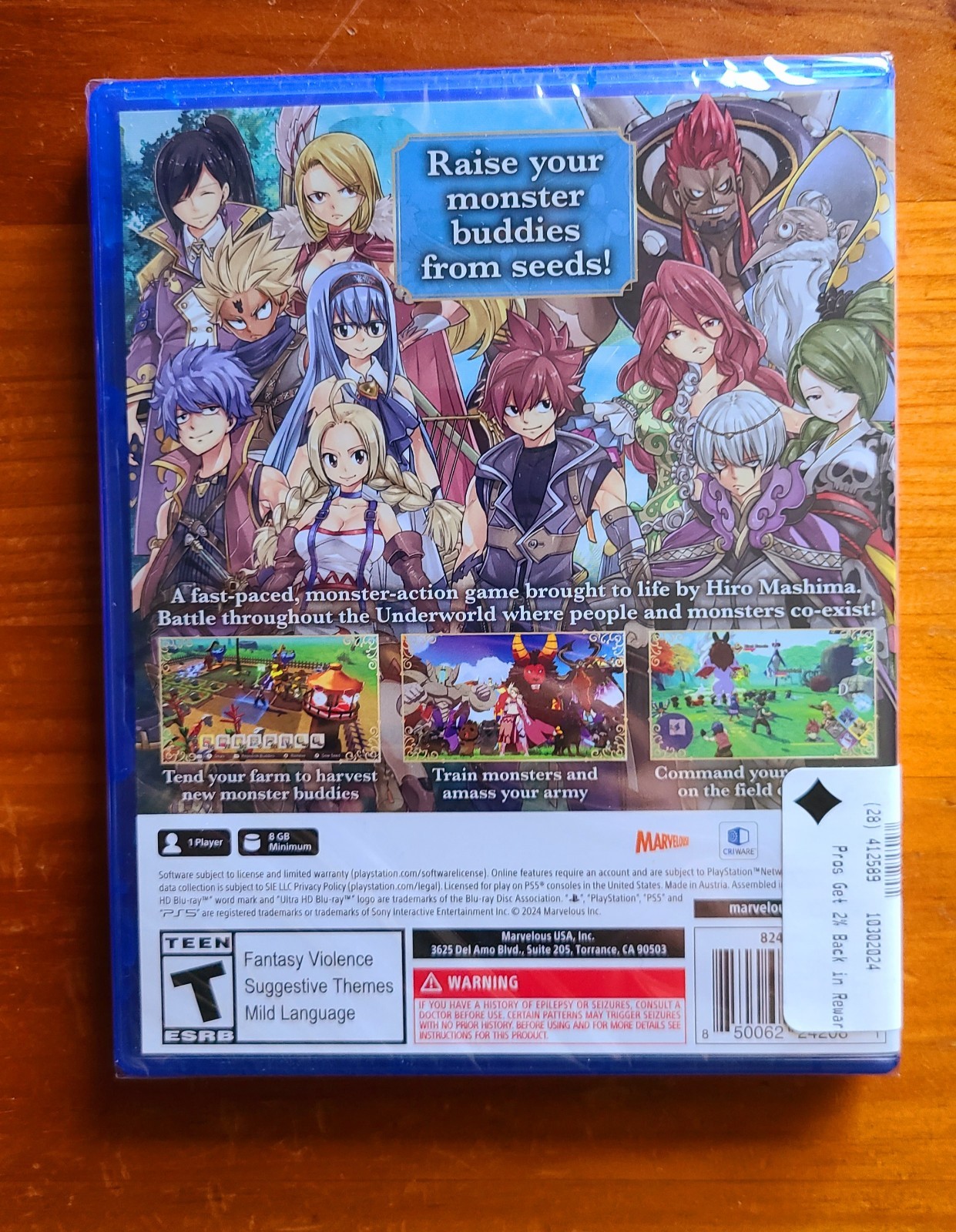 Farmagia Day One Edition PS5 NEW Sealed w/ DLC Bonus Content Marvelous RPG