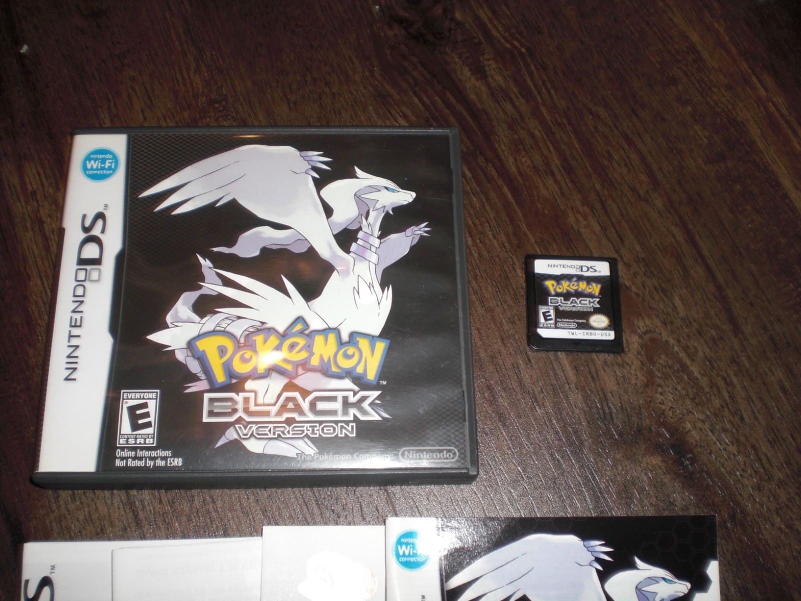 Pokemon Black Version 1 AUTHENTIC GENUINE Nintendo DS 3DS 2DS XL COMPLETE CIB