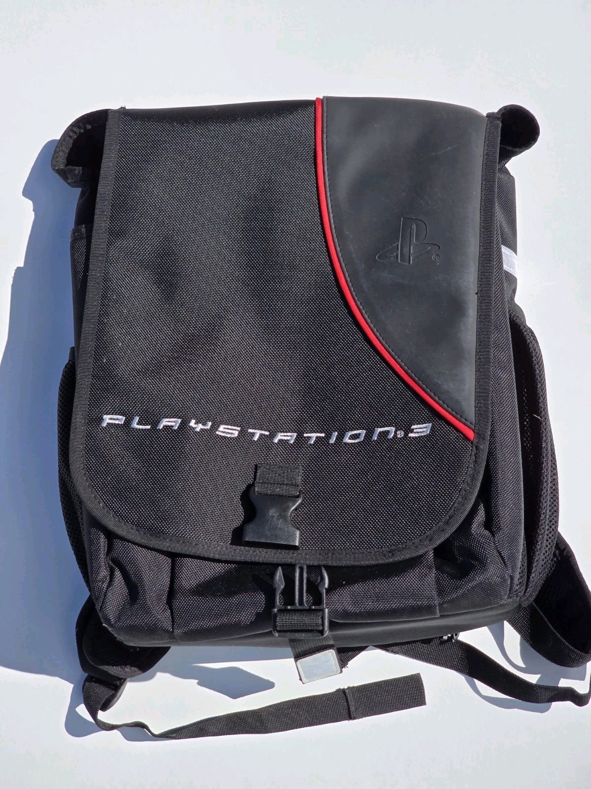 Official Sony PlayStation 3 Backpack PS3 Storage Travel Bag Carrying Soft Case