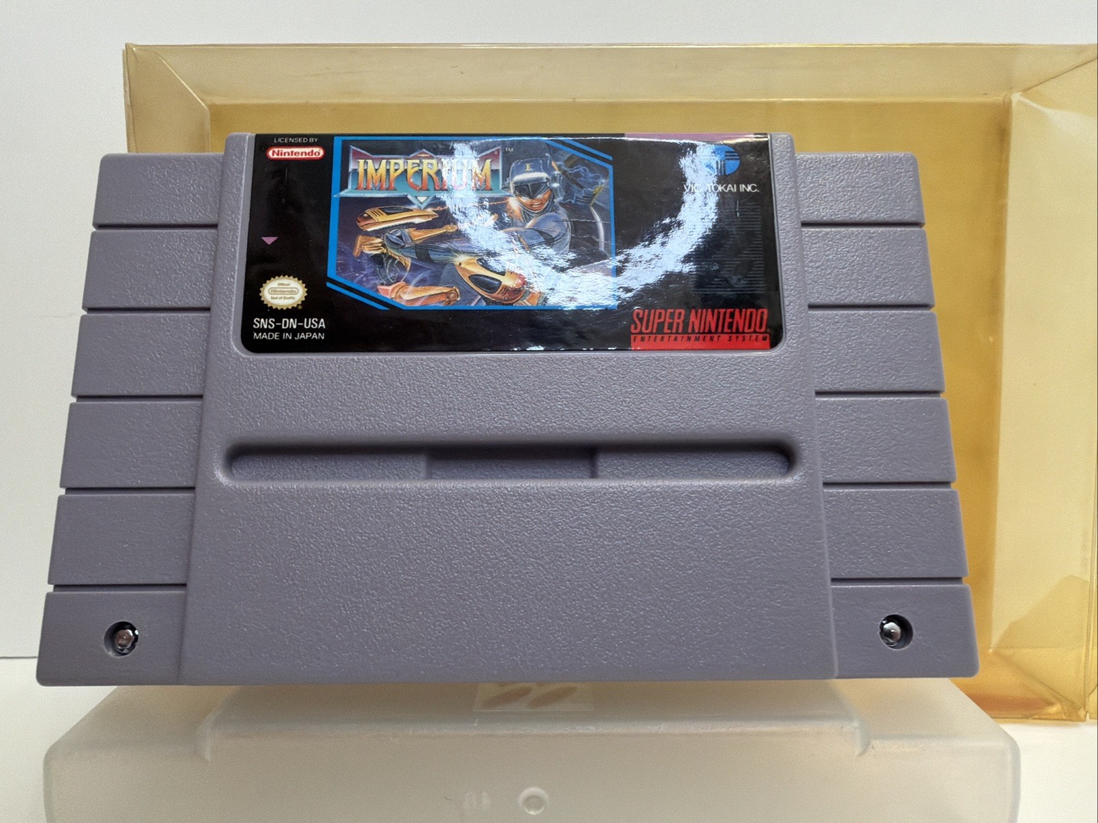 Imperium SNES Super Nintendo Game CIB Complete VGC Protective Case