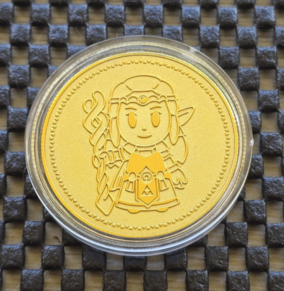 Legend of Zelda Echoes of Wisdom Preorder Bonus Coin Medal Rare Promo SWITCH NES