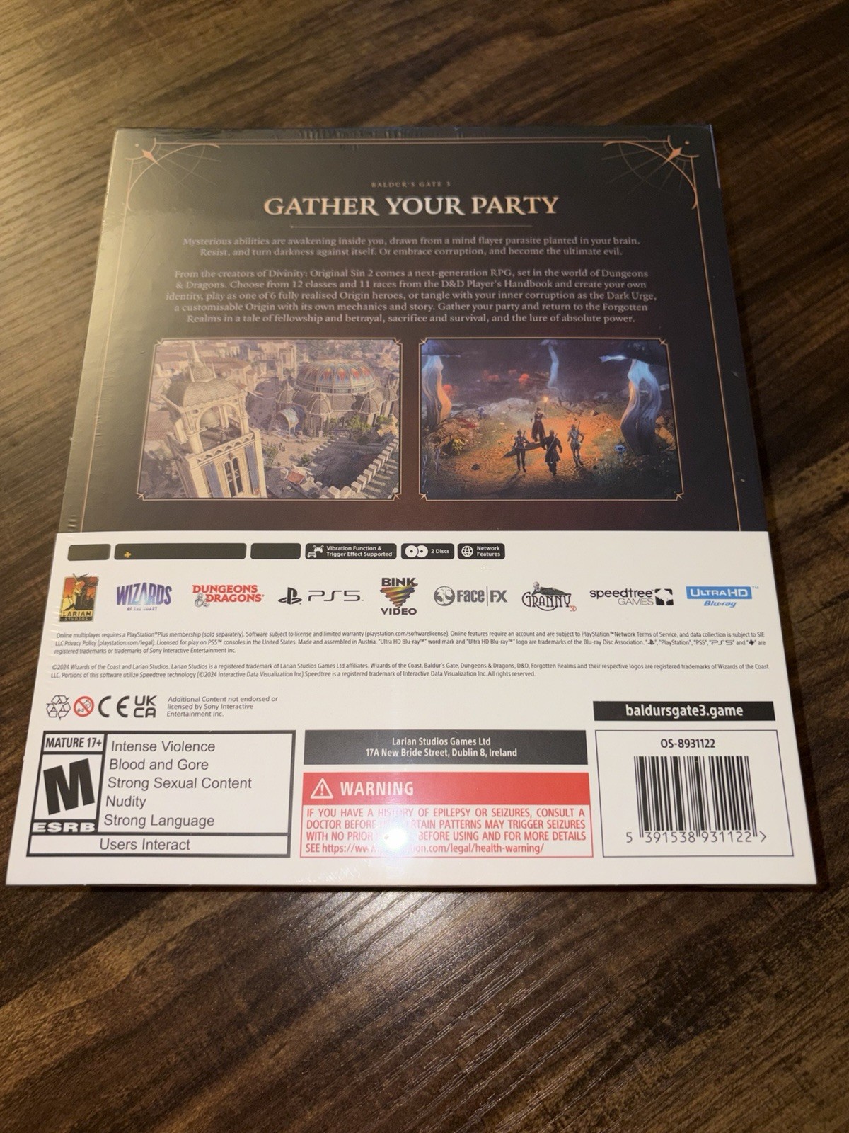 🔥 Baldur’s Gate 3 – Deluxe Edition (PS5) – Brand New & Factory Sealed 🔥