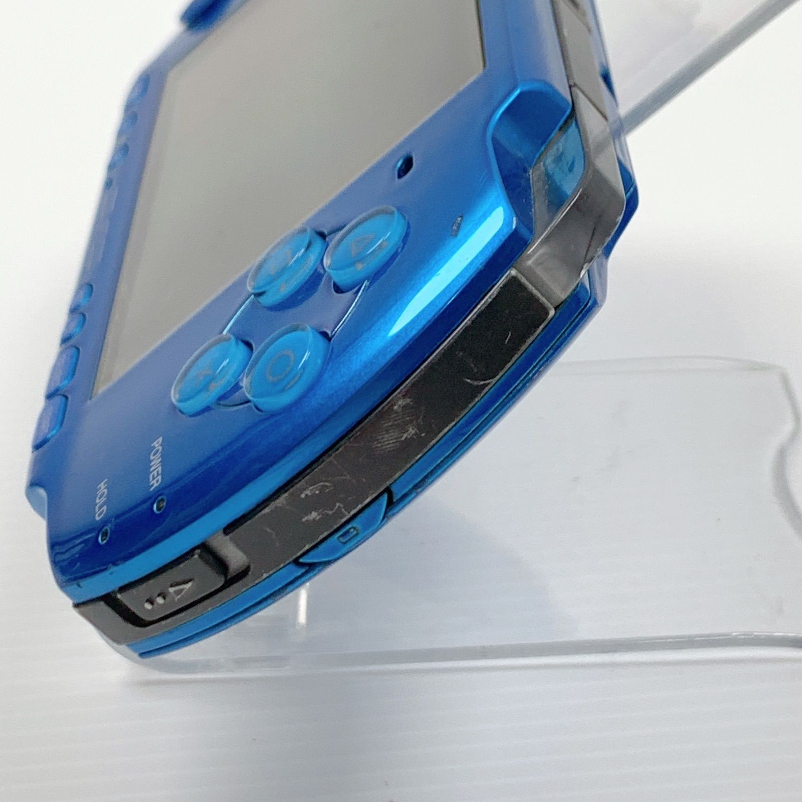 PSP Playstation Portable Vibrant Blue PSP 3000 VB Console USB cable Tested Japan
