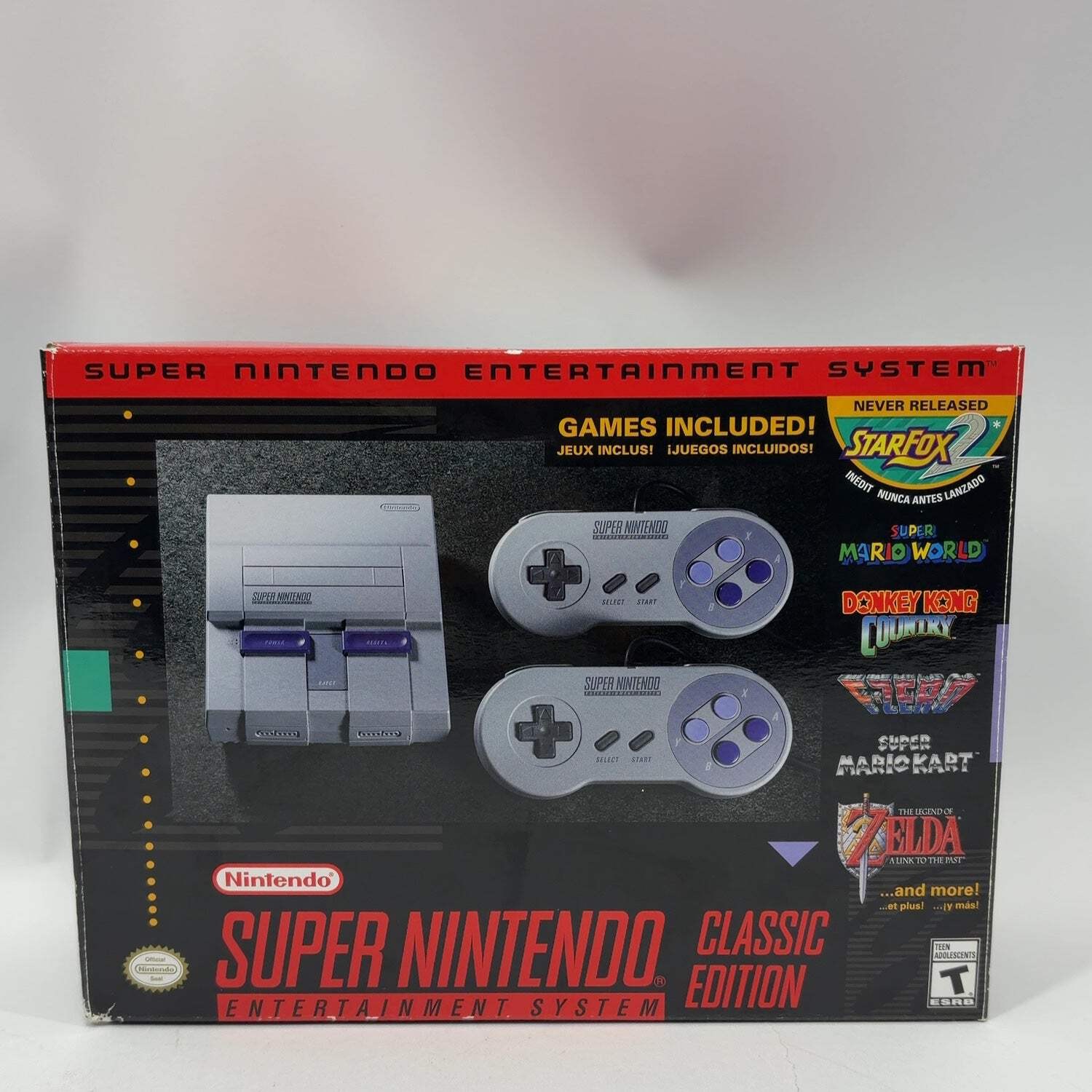 Nintendo SNES Classic Edition Console Gaming System CLV-201 Gray