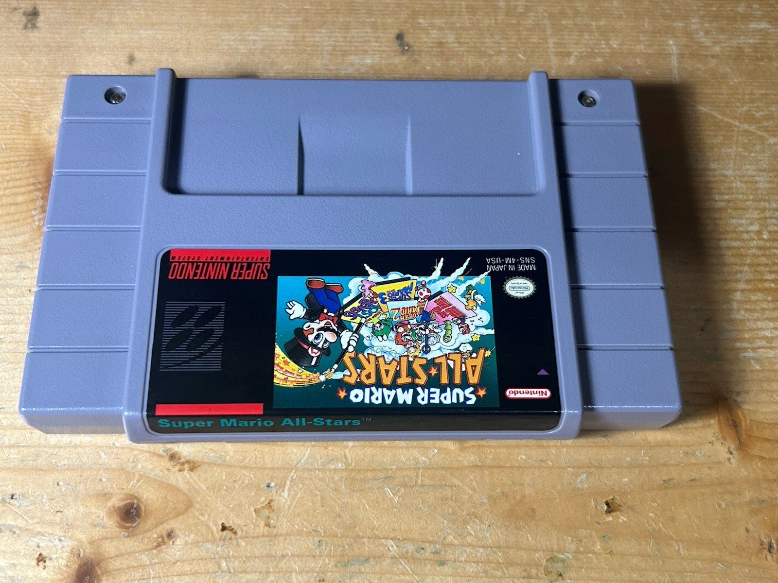 Super Mario All-Stars Super Nintendo SNES Tested Ships Free
