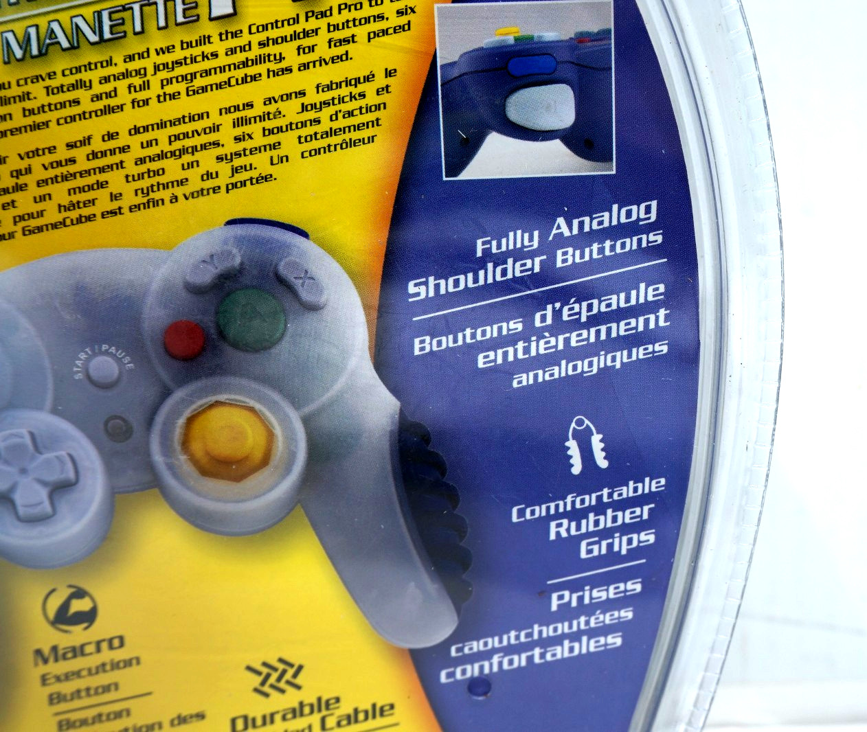 NEW Mad Catz CONTROL PAD PRO for NINTENDO GAME CUBE – BLACK – FULLY PROGRAMMABLE