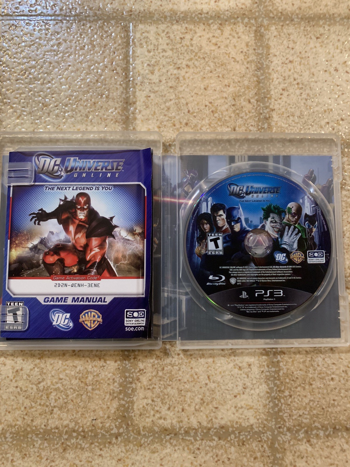 DC Universe Online (Sony PlayStation 3 PS3, 2011) Complete ~ Tested & Working