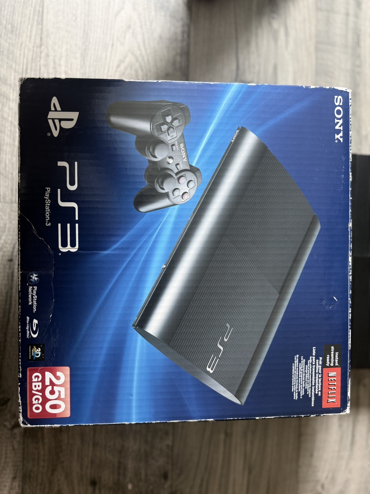 Sony PS3 Super Slim Console CECH-4001B 500GB 4.86 OEM Controller HDMI Game Test