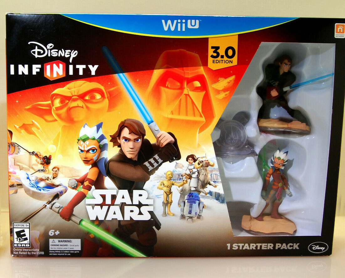 Nintendo WII U Disney Infinity STAR WARS 3.0 Starter Pack Game NEW