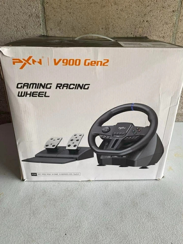 PXN V900 Gen2 Racing Wheel Steering Wheel With Pedals PS3 PS4 Xbox One Xbox X PC