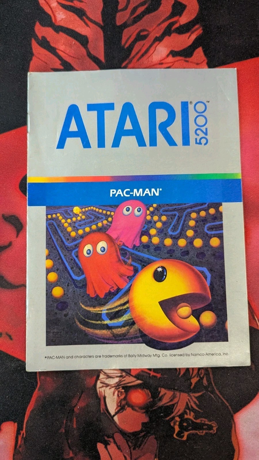 Lot of 2 Vintage Pac-Man & Ms. Pac-Man Atari 5200 Game Cartridges Tested Working