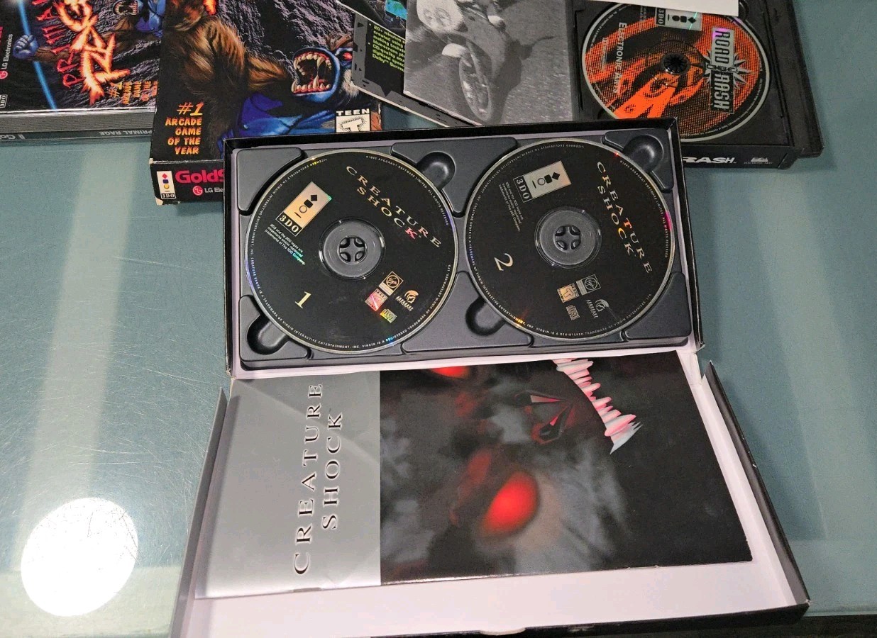 3DO 5 Game Lot Including PRIMAL RAGE, BOUNTY HUNTER, ROAD RASH + MORE READ!