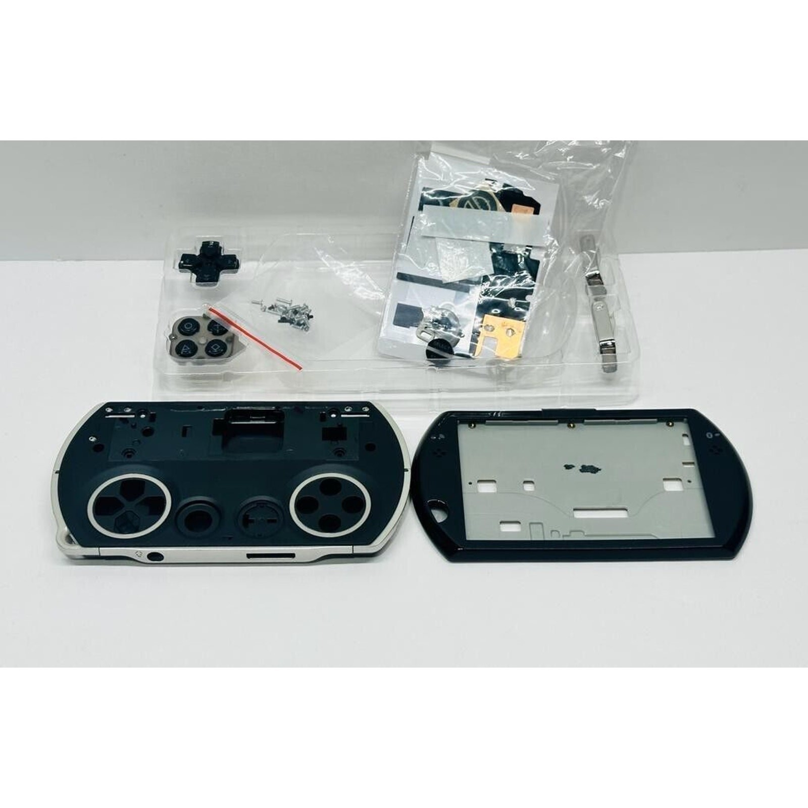 Sony PSP Go Full Housing Shell Case Cover + Buttons Kits Black