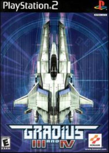 Gradius III And IV PLAYSTATION 2 PS2 classic arcade side scrolling shooter game!
