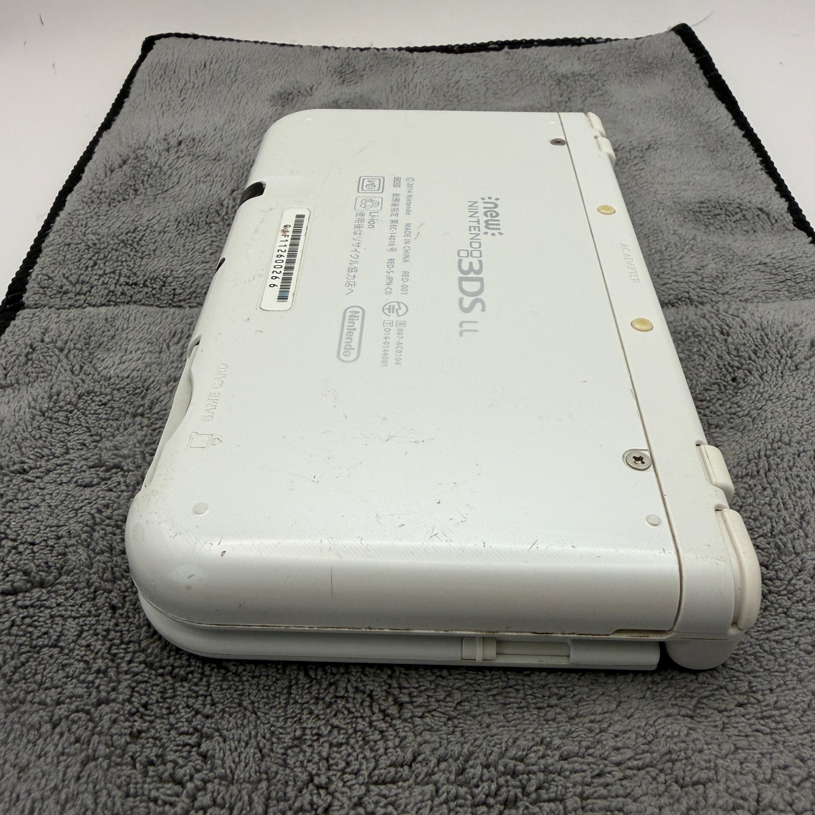 【Excellent5】Dual IPS NEW Nintendo – white rare 3DS LL XL Gmae Console From Japan