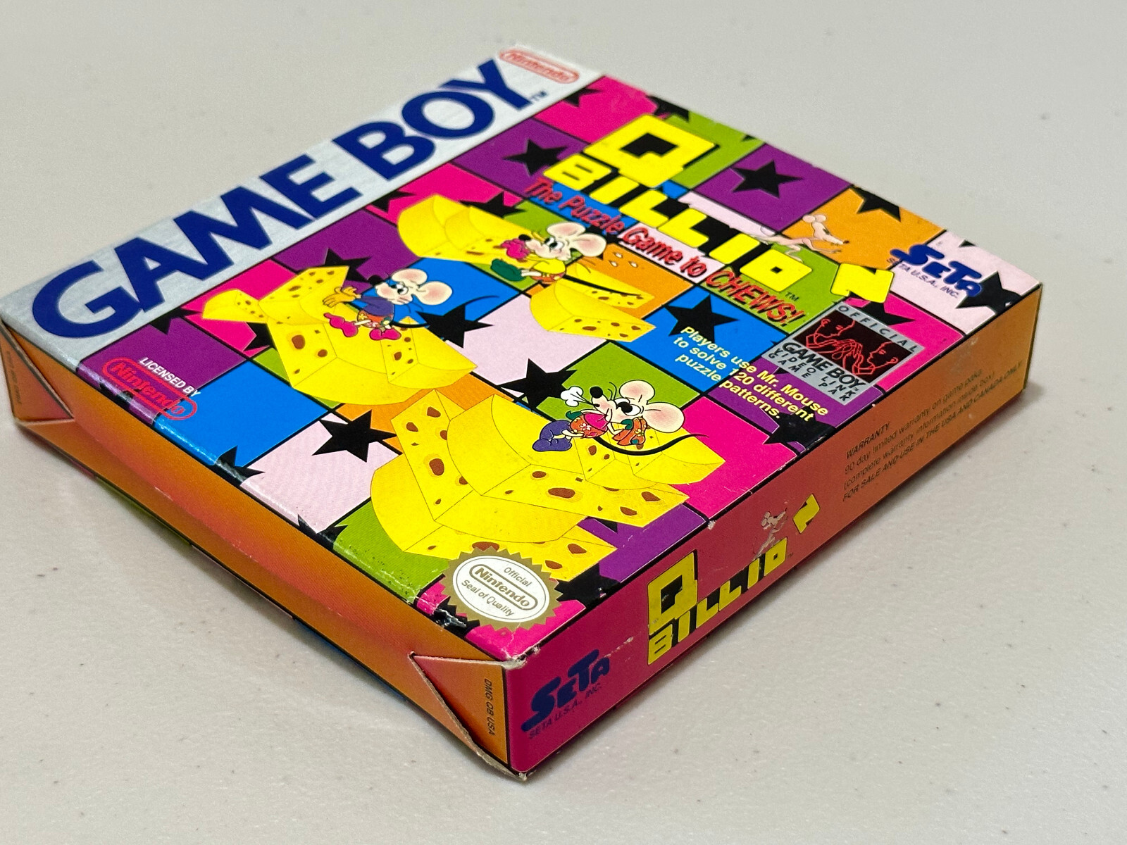 Q Billion (Nintendo Game Boy) Complete Authentic