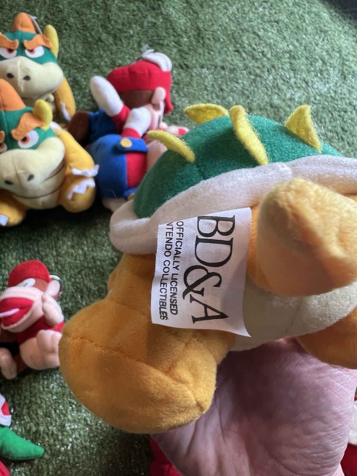 13 1997 Nintendo 6″ Plush BDA BD&A Super Mario Yoshi N64 Video Game Bean Bag
