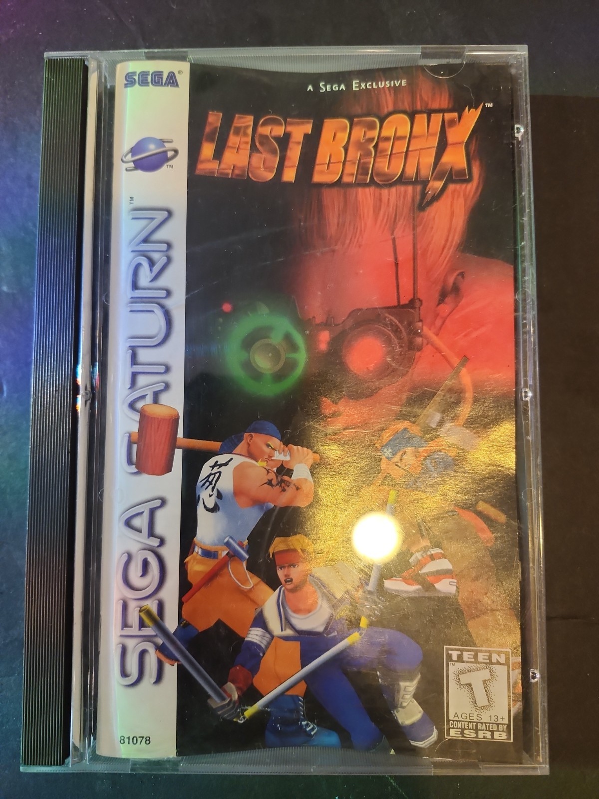 Last Bronx Sega Saturn CIB Complete in Box with Manual NM- Disc 1997