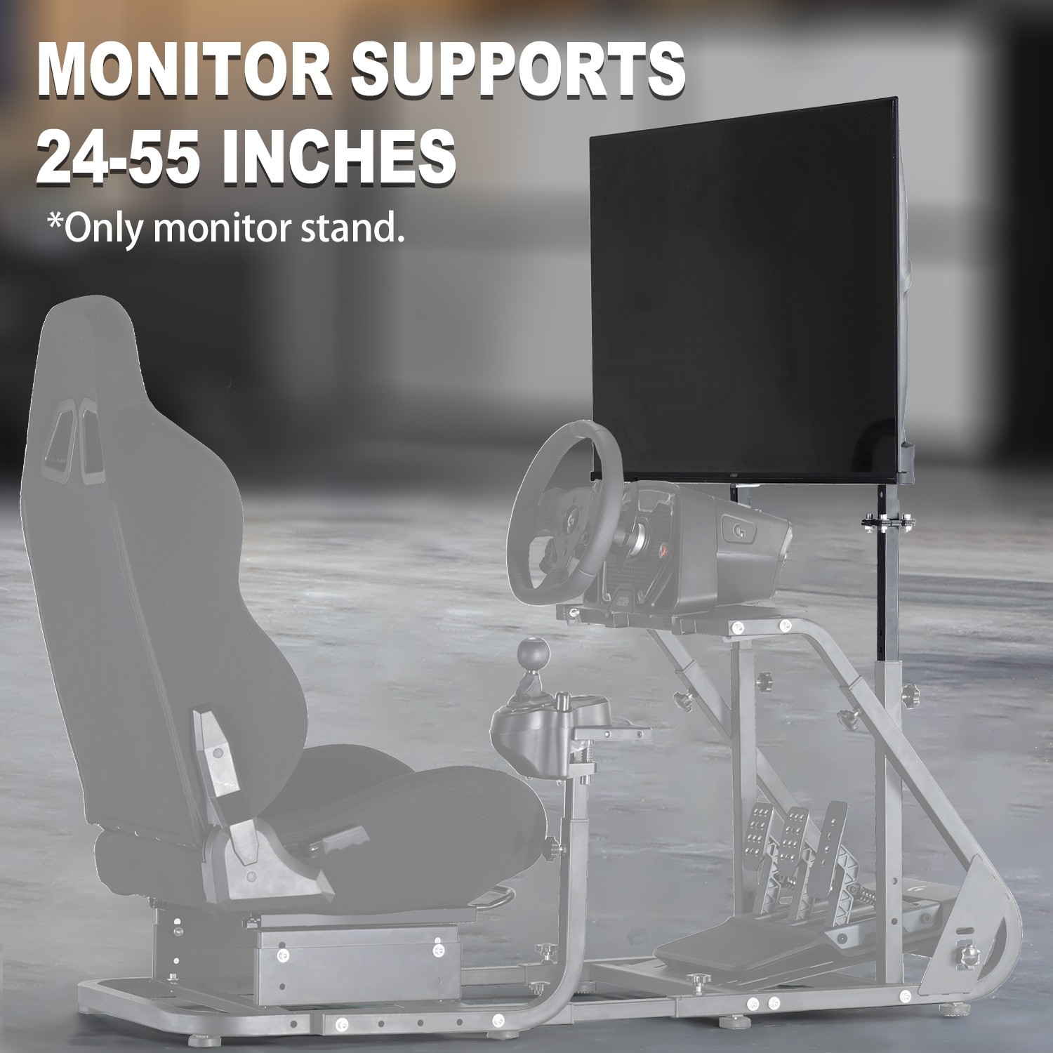 Marada Monitor Stand Adjustable TV Position 24 to 60 inch for TVs & PC Monitors