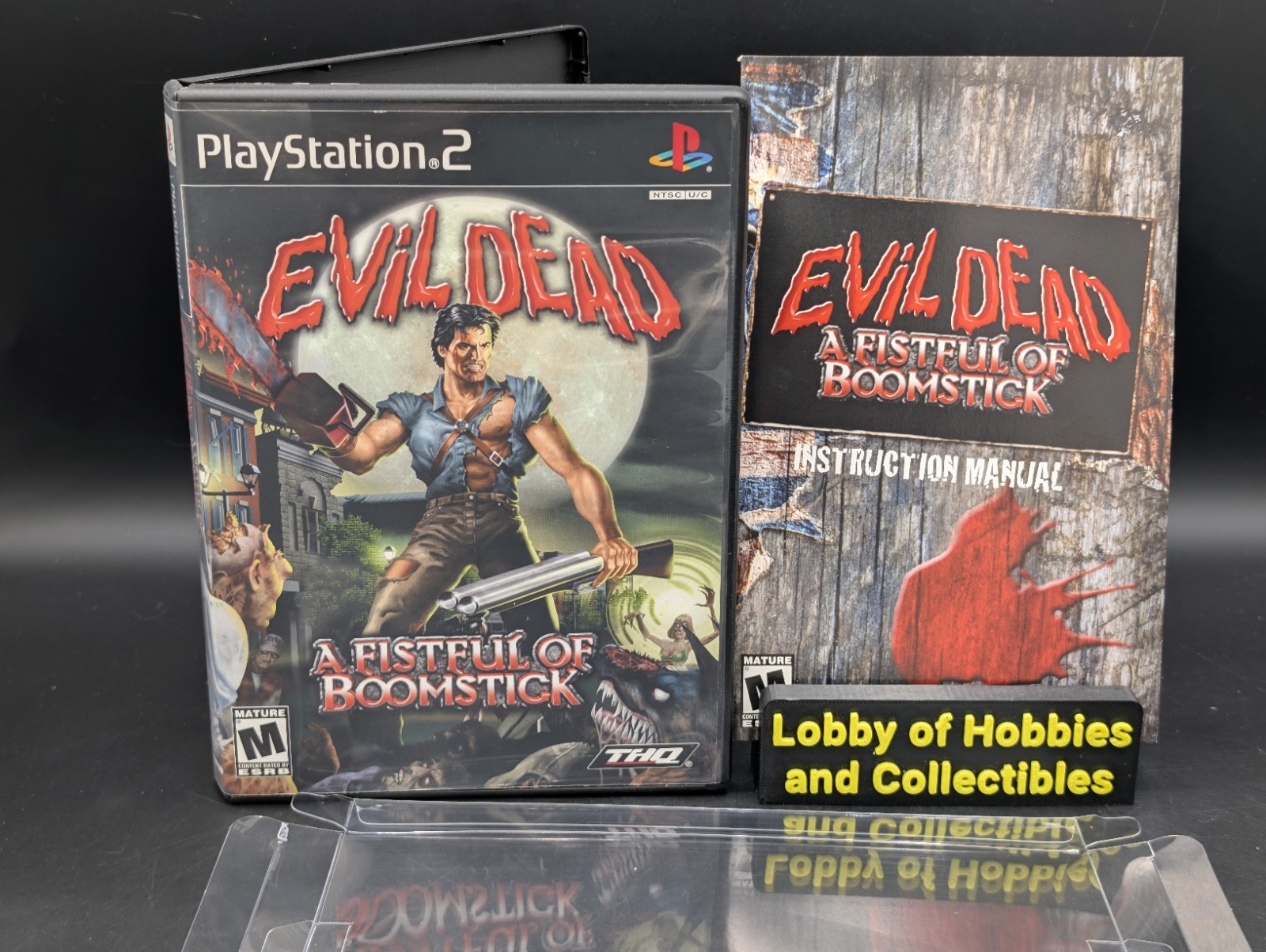 Evil Dead A Fistful of Boomstick ( PlayStation 2 PS2 ) CIB – Mint Disc -Pristine