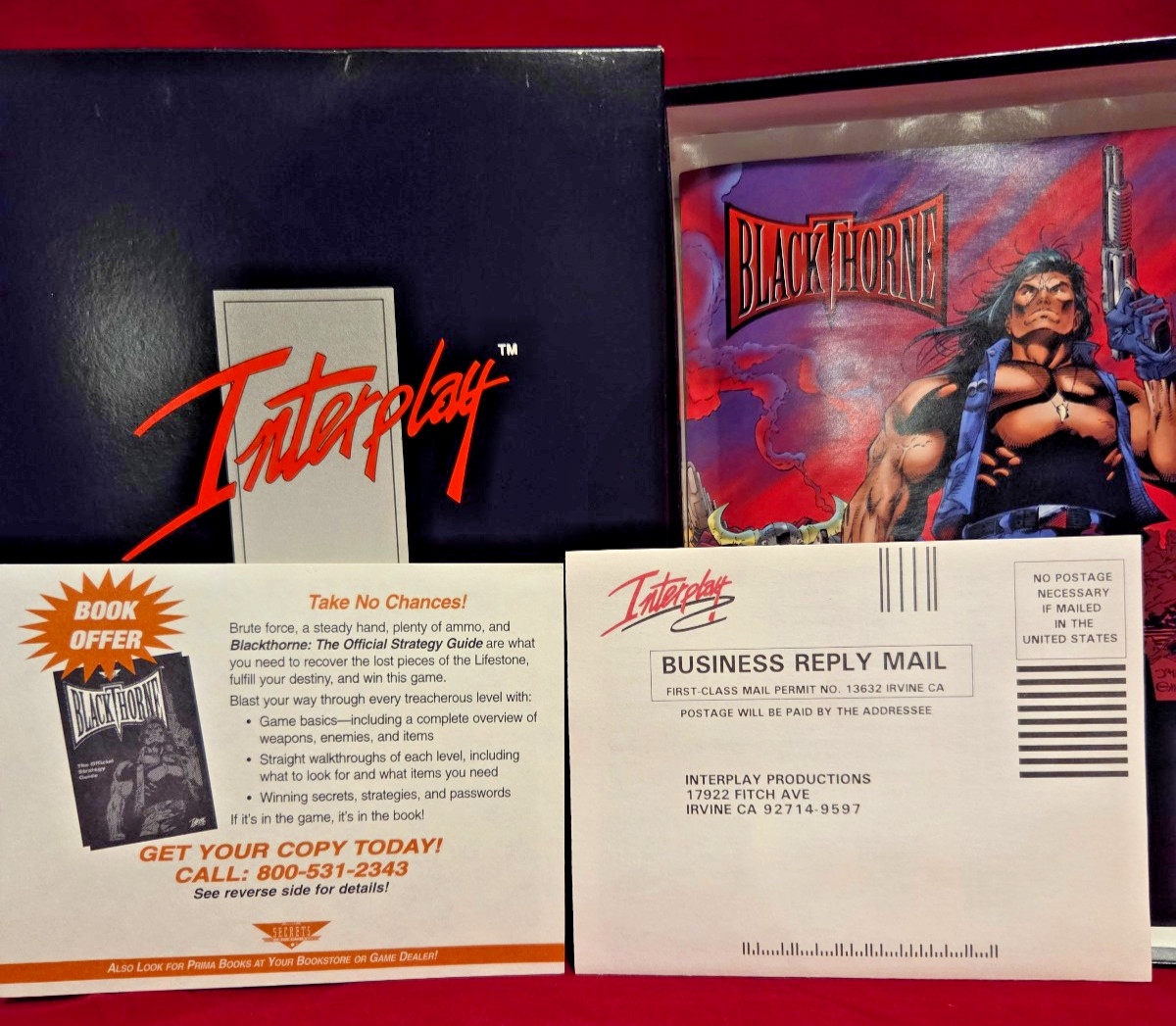 Blackthorne (PC, 1995) CIB Tandy CD-ROM DOS 3.1 or higher