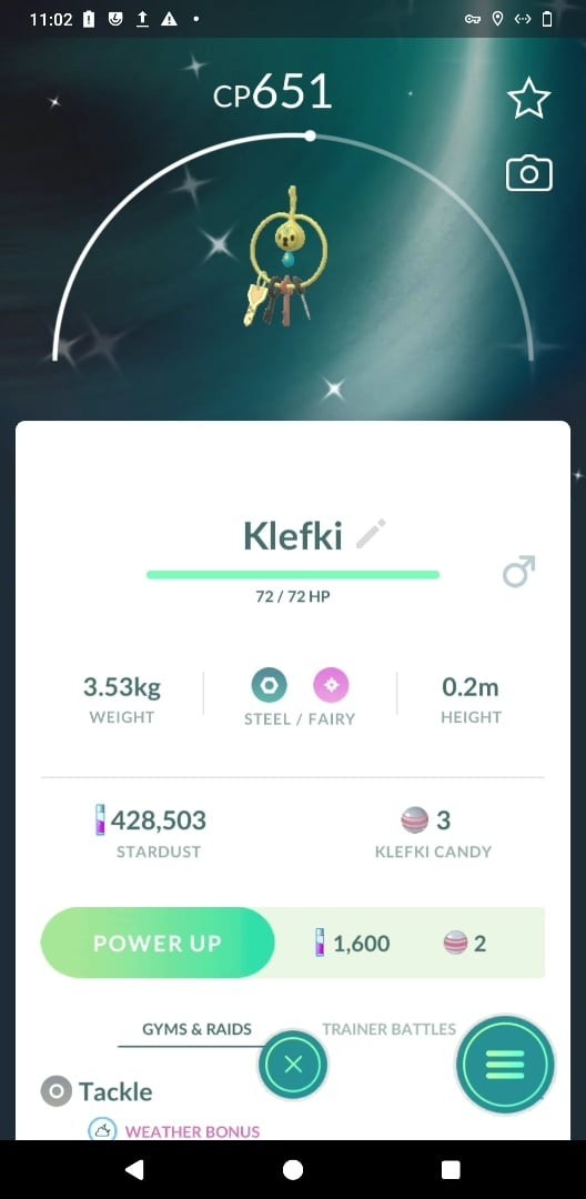 Pokémon Shiny Klefki – GO Read description