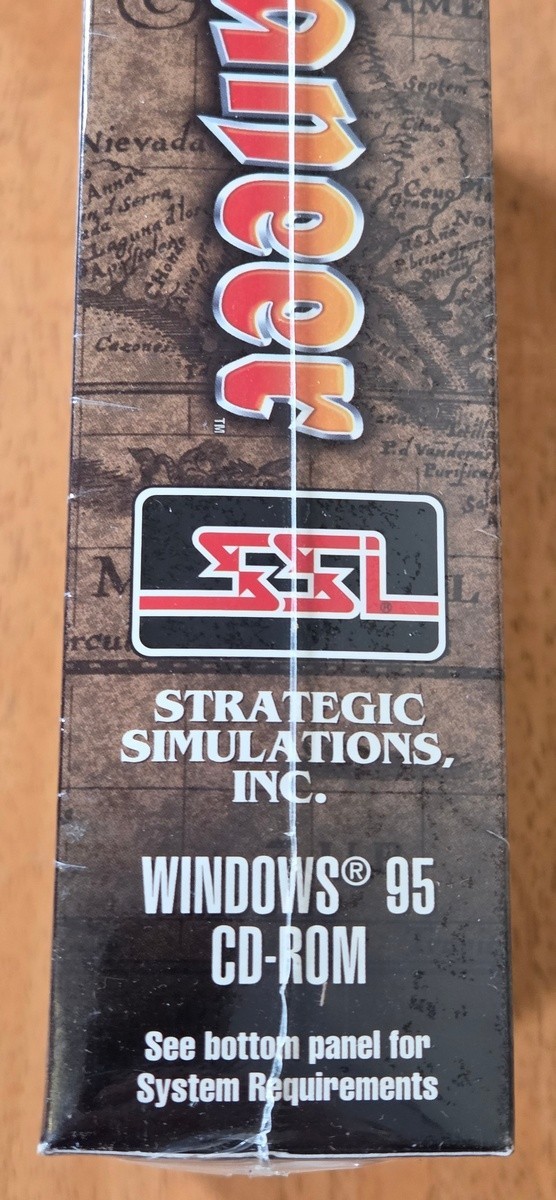 New Sealed Buccaneer SSI Windows PC Big Box Game Strategic Simulations Complete