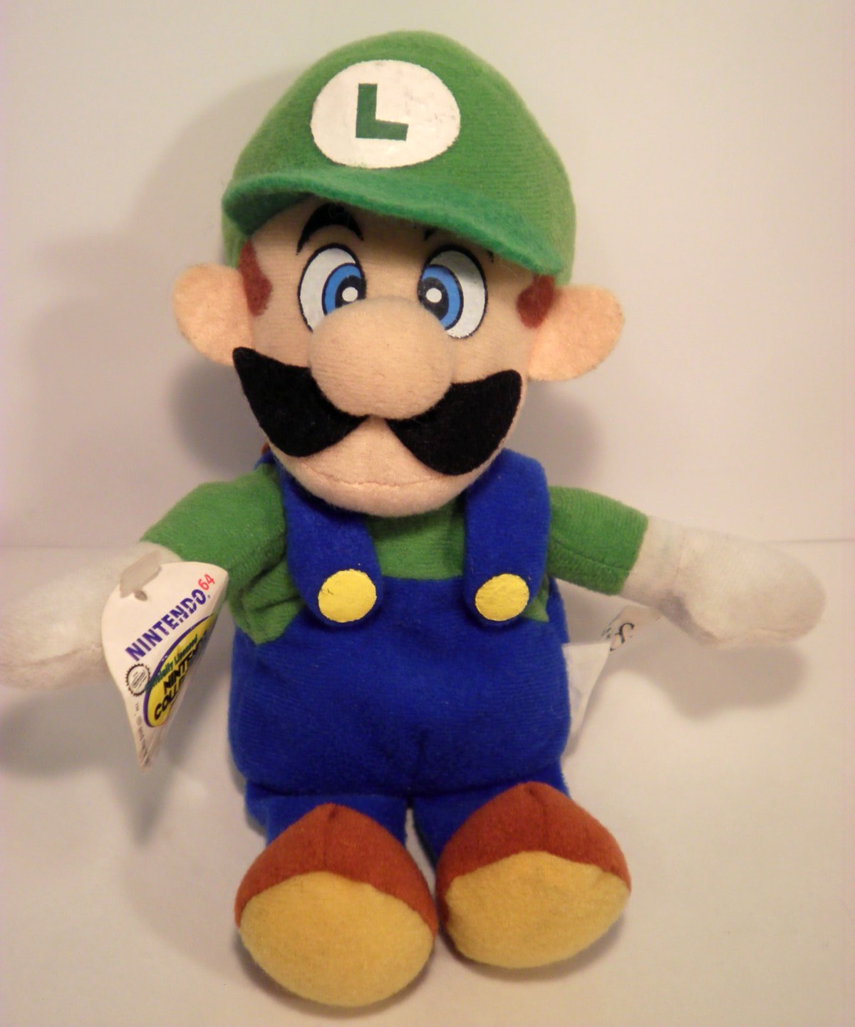 1997 Plush Nintendo 64 Luigi 8″ BD & A Beanie All Tags Officially Licensed 20033