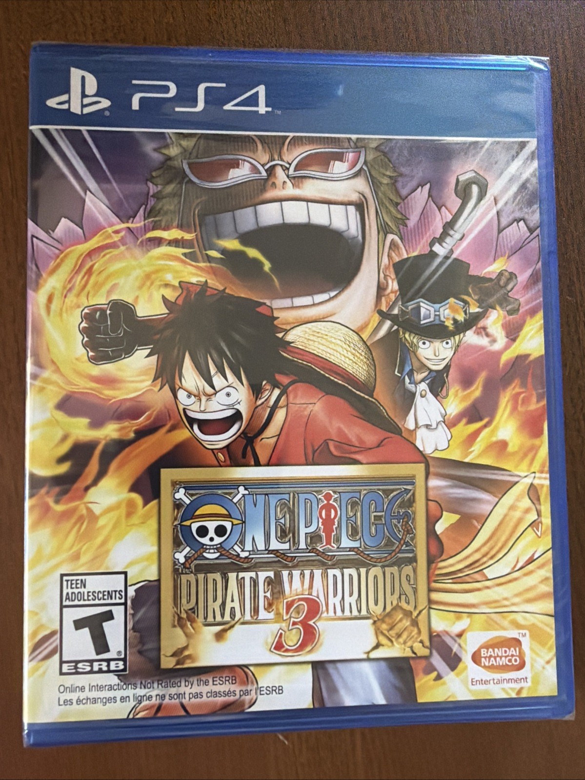ONE PIECE PIRATE WARRIORS 3 FOR PLAYSTATION 4, FACTORY SEALED