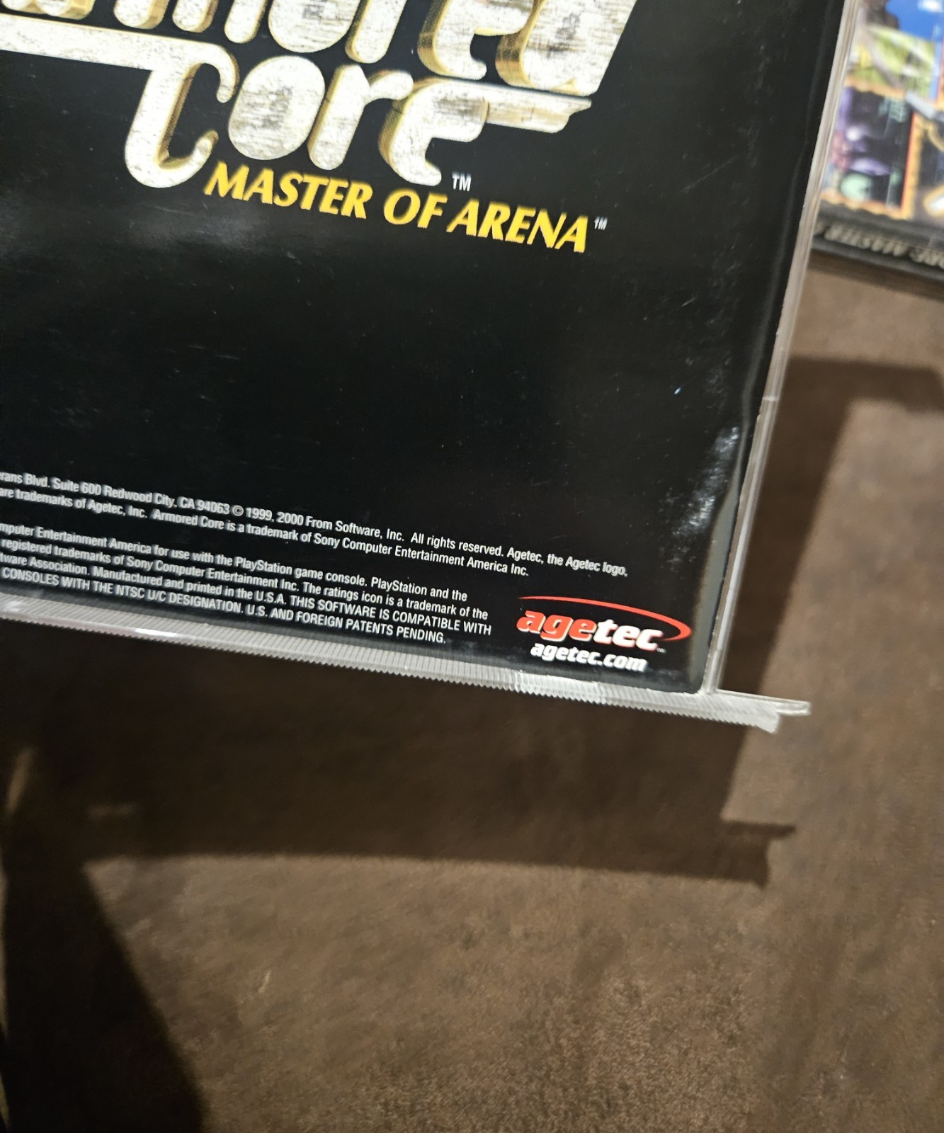 Armored Core Master of Arena PS1 CIB with Registration Card From Software Tested