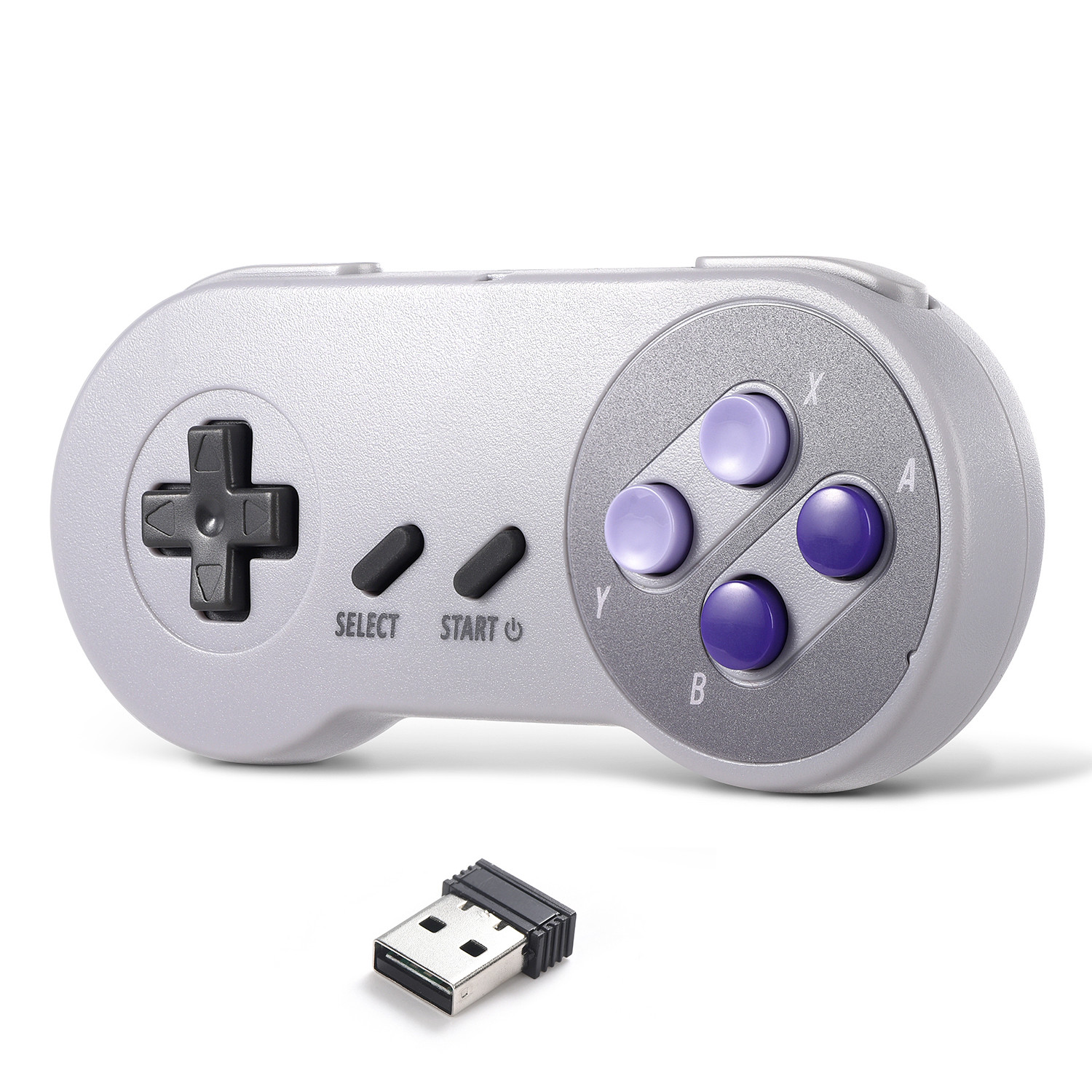 For PC MAC Raspberry Pi Window Retropie Wireless SNES Controller USB Receiver
