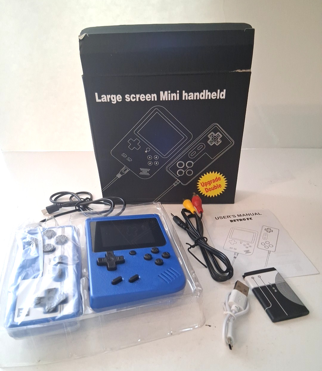 Video Game Retro 3” LED Large Screen MINI Handheld 500 games Connect to TV