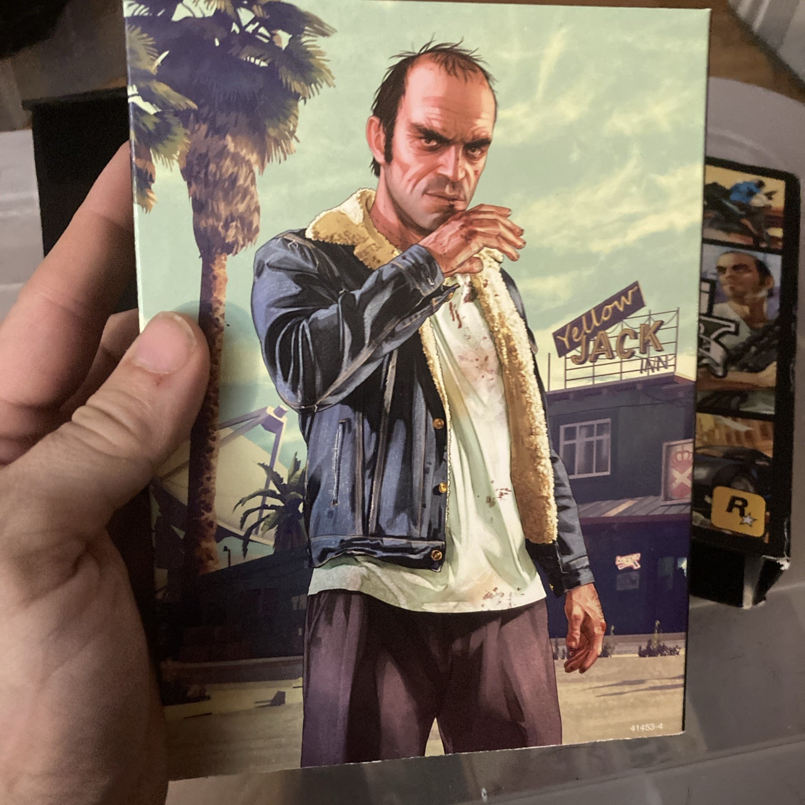 Grand Theft Auto V Five PC GTA 5 Collectors Box Set 7 Disk Series Used Good