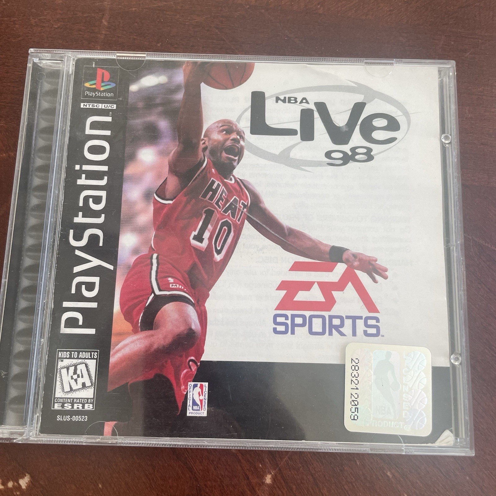 NBA Live 98 (Sony PlayStation 1, 1997) PS1