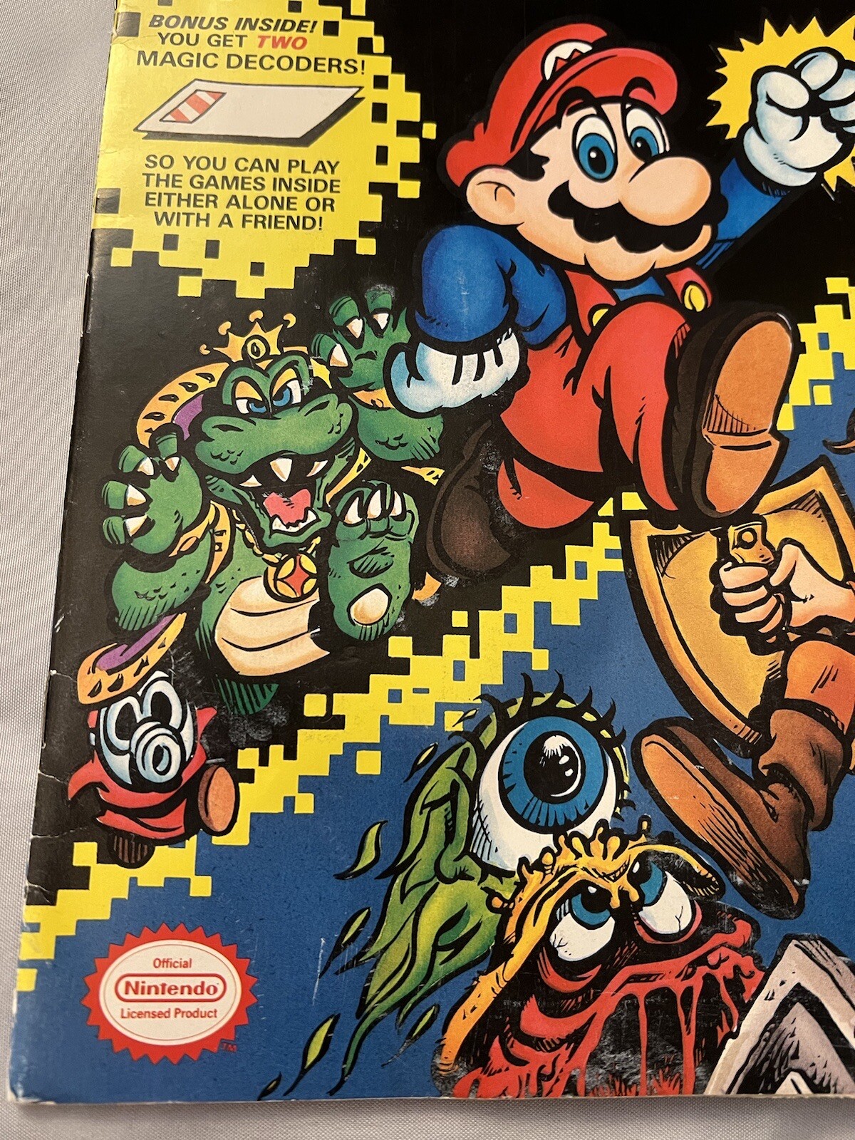1989 Nintendo Sticker Box and Album Book – Diamond Complete Mario Link Zelda￼