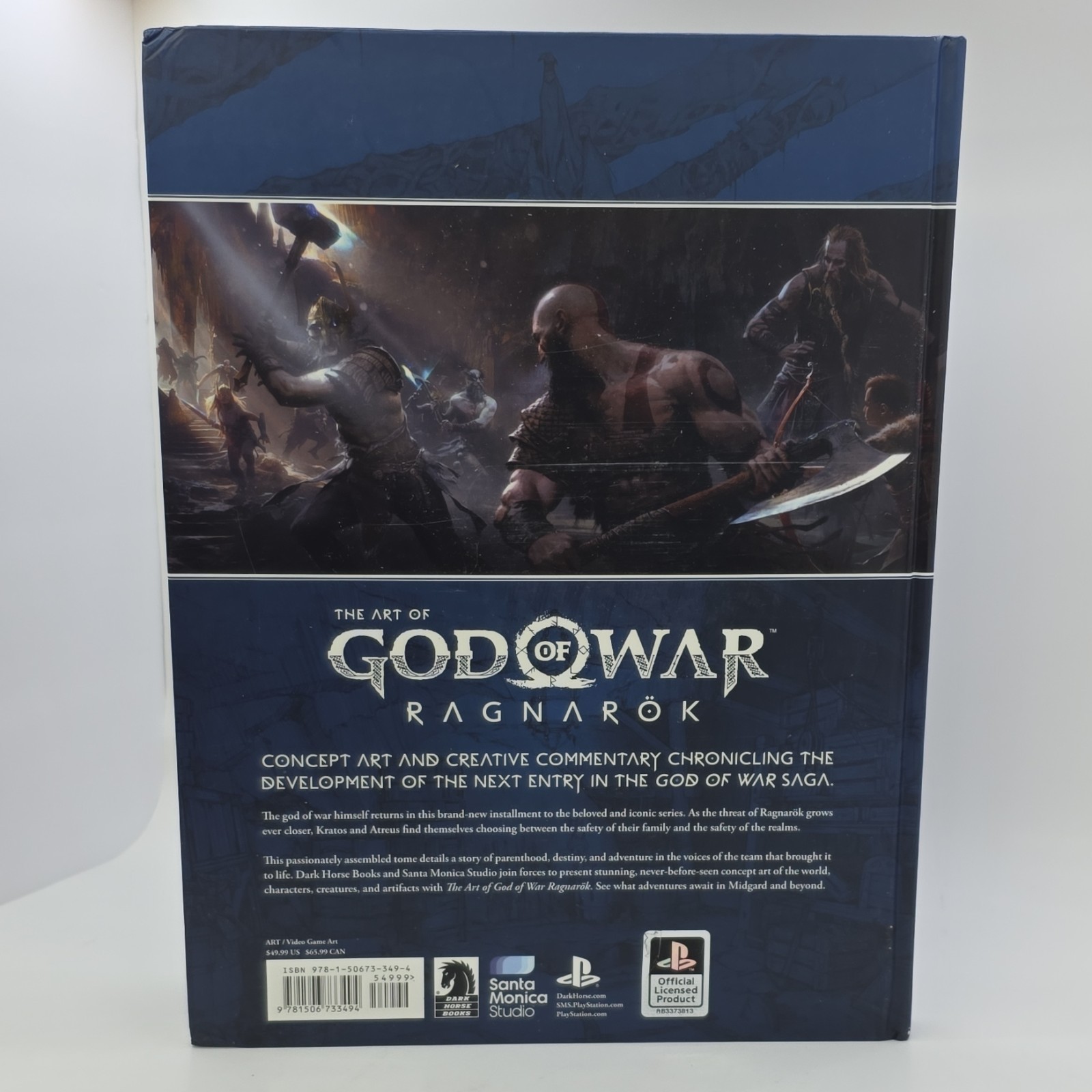 Dark Horse The Art of God of War Ragnarök Art Book God of War Series