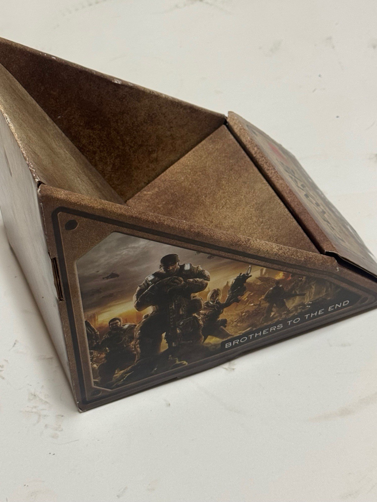 Gears of War 3 Brothers to the End Countertop Promo Display Stand Xbox 🌟RARE🌟